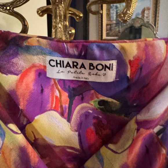 Chiara Boni Multicolor Floral Long Sleeve Dress - Picture 2 of 3